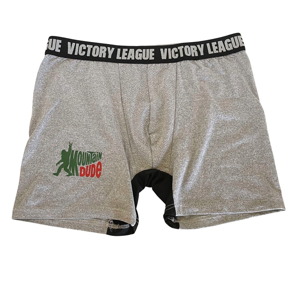 Victory League Mountain Dude Bigfoot Boxer Briefs Gray Performance Small (28-30) - Picture 3 of 8
